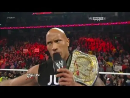 WWE RAW (The Rock) 11/02/13