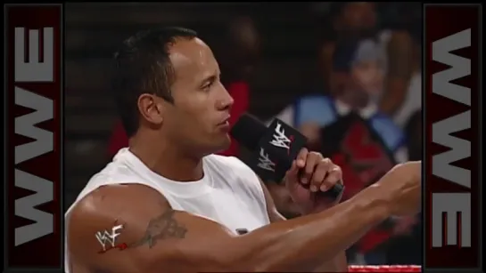 The Rock issues an open challenge for the WCW World Championship