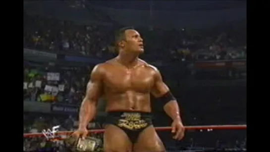 2000.04.30 Backlash - WWF Title - The Rock vs Triple H (c)