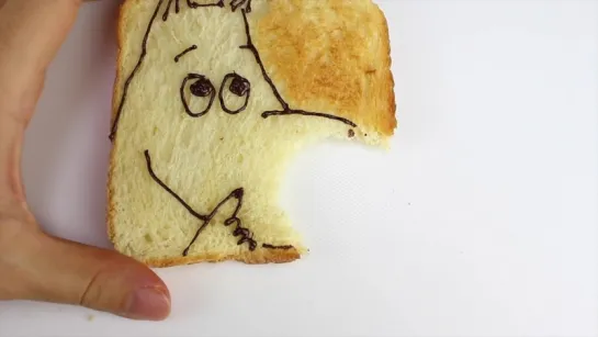 Как сделать Муми Тост _Moomin Toast _ Food Play_ Food Art