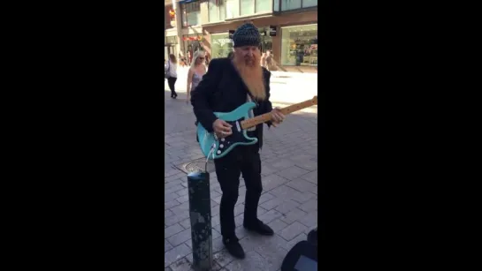 Billy Gibbons, Aleksanterinkatu, Helsinki, Finland