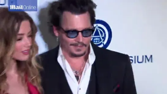 Johnny Depp & Amber Heard attends The Art of Elysium 2016 HEAVEN Gala, January 9th.