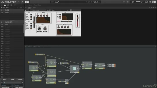 AskVideo: Reaktor 6. Synth Building Explored (TUTORiAL)