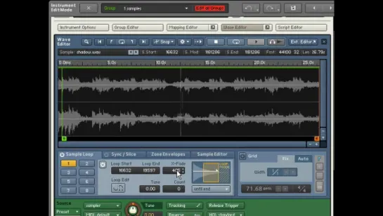 Scripting and modulation in Kontakt