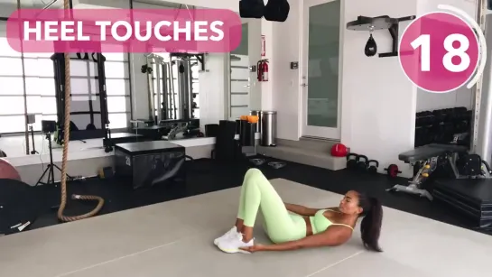 KELLY GALE BEGINNER AB WORKOUT __ 15MIN