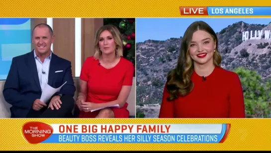 Miranda Kerr on The Morning Show (December 10, 2019)