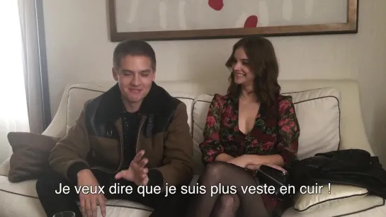 1 minute mode avec Barbara Palvin et Dylan Sprouse (Grazia)