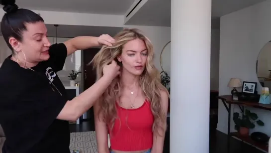 Victoria’s Secret Hair Tutorial _ Martha Hunt