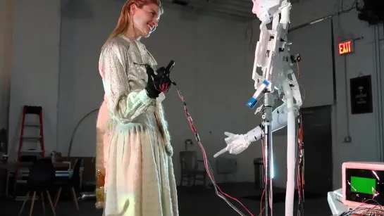 Photoshoot With A Robot! _ Martha Hunt