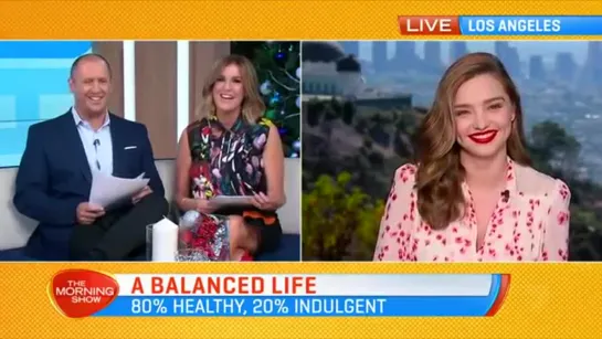 Miranda Kerr on The Morning Show (December 5, 2018)