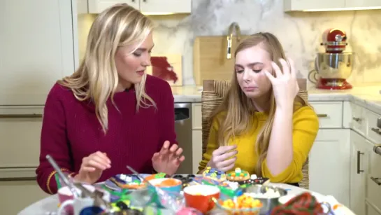 Decorating Halloween Cookies with Elsie Fisher from Eighth Grade! _ Spooky Karli