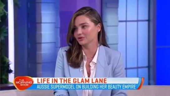 @mirandakerr is LIVE in the studio on building her beauty empire, and her latest products from @KORAORGANICS! TMS7