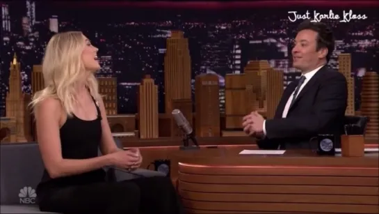 Karlie Kloss on “The Tonight Show starring Jimmy Fallon”