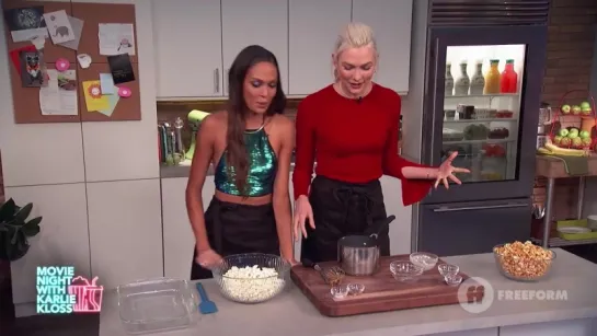 Kooking with Karlie - Caramel Popcorn _ Movie Night with Karlie Kloss _ Freeform