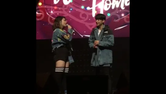 Talk at Ailee "Welcome Home" Concert (161224)