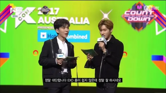 [VK][171005] Special MC I.M & Kihyun @ KCON 2017 Australia M!COUNTDOWN