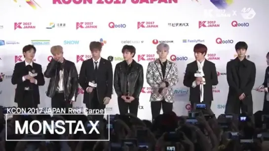 [VK][170520] MONSTA X Red Carpet @ KCON 2017 JAPAN