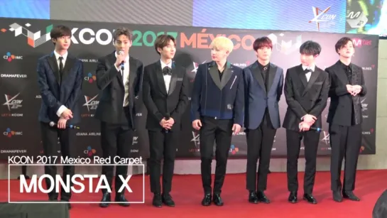 [VK][170318] MONSTA X Red Carpet @ KCON 2017 Mexico