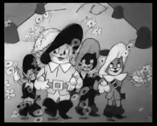 Советский мультфильм, выпущенный в 1938 г. "Три мушкетёра" | Cartoon "The Three Musketeers" (1938)