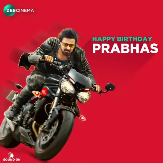 Zee TV Prabhas Birthday Video