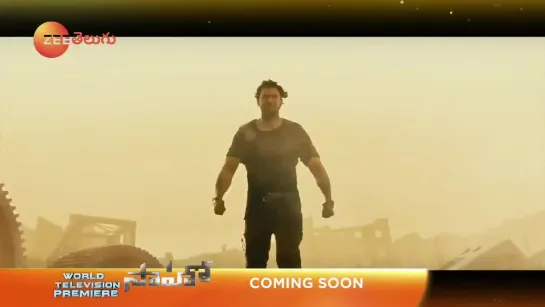 Saaho World Television Premiere Coming Soon on ZeeTelugu - SaahoOnZe