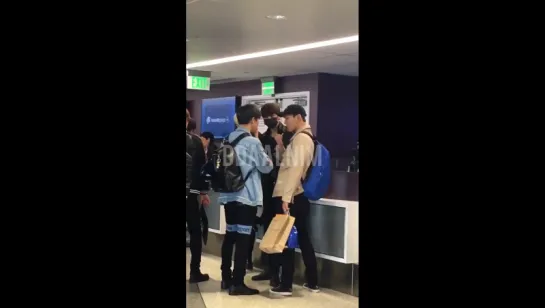 [VK][170317] MONSTA X Fancam @ Los Angeles Airport