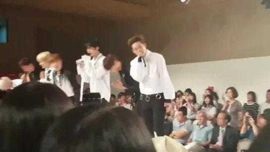 [VK][160826] MONSTA X Fancam @ High School Fashion Contest