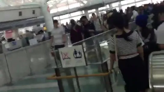 [VK][160731] MONSTA X Fancam @ Fukuoka Airport