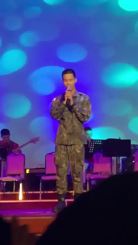 [Fancam] 190502 VIXX N - Tearful (Go Han Woo cover) ч. 2 @ Korea Military Academy concert