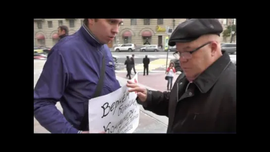 Акция в защиту больницы в Гатчинском районе (22.10.2014)