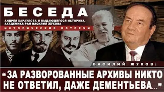 Василий Жуков, академик: "За разворованные архивы никто не ответил, даже Дементьева..."