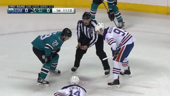 San Jose Sharks - Edmonton Oilers - game 6 . NHL  . 22.04.2017