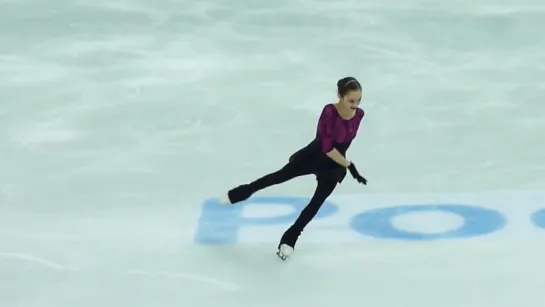 Evgenia Medvedeva - SP practice, Russian Nationals, 2014-2015