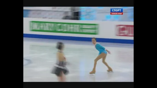 Evgenia Medvedeva - SP practice Jr Grand-Prix final 2014 (СПОРТ)