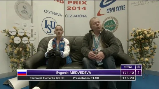 Evgenia Medvedeva - LP, Grand-Prix Czech Skate 2014 (Jr)