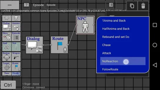 [3D portable inc] 3DMap. Установка маршрута и поведения персонажа NPC