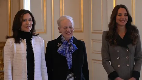 Kate Meets the Danish Queen