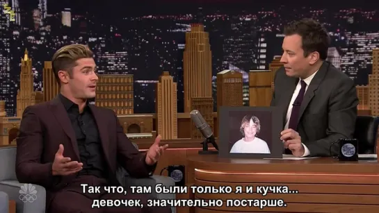 Зак на передаче «The Tonight Show Starring Jimmy Fallon» (русские субтитры)