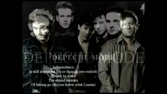 A-ha - A Question of Lust  (live in BBC 2 radio.....original song by Depeche Mode)25.07.2009