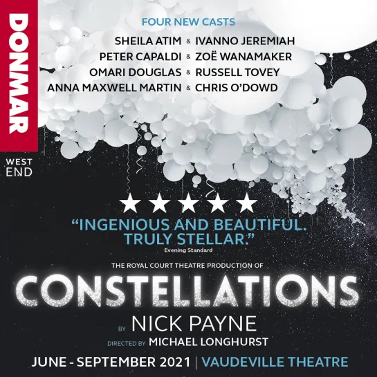 Donmar Warehouse - Сonstellations the play couples