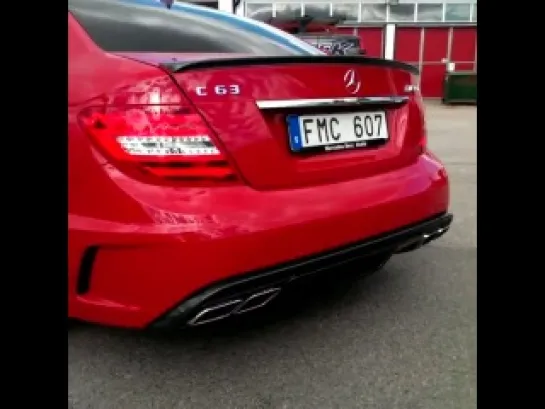 C63 exhaust