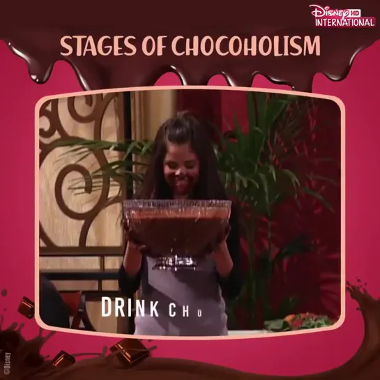 Stages of chocoholism with Selena Gomez, WOWP