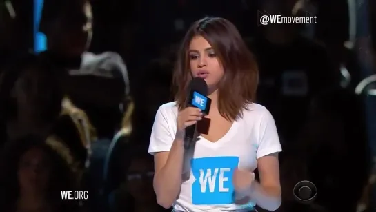 2017:выступила с речью на WE DAY.