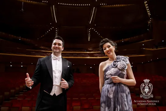 Belcanto Gala. Concerto dell'Orchestra e del Coro Santa Cecilia. 2021. (Antonio Pappano, Lisette Oropesa, Xabier Anduaga)