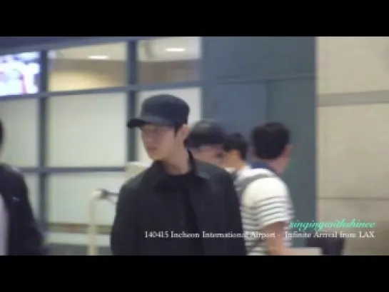 [FANCAM] [140415] Incheon Airport - Arrival from LAX