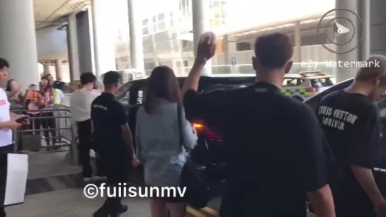 [Fancam][09.07.2018] Airport  HongKong