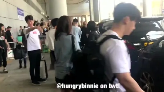 [Fancam][09.07.2018] Airport  HongKong