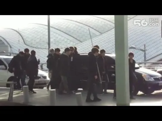 [fancam] EXO at Incheon airport