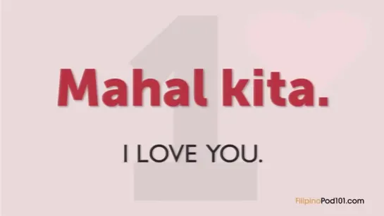 Three Ways to Say -I Love You- in Filipino