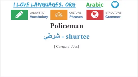 Learn Arabic (Vocabulary)